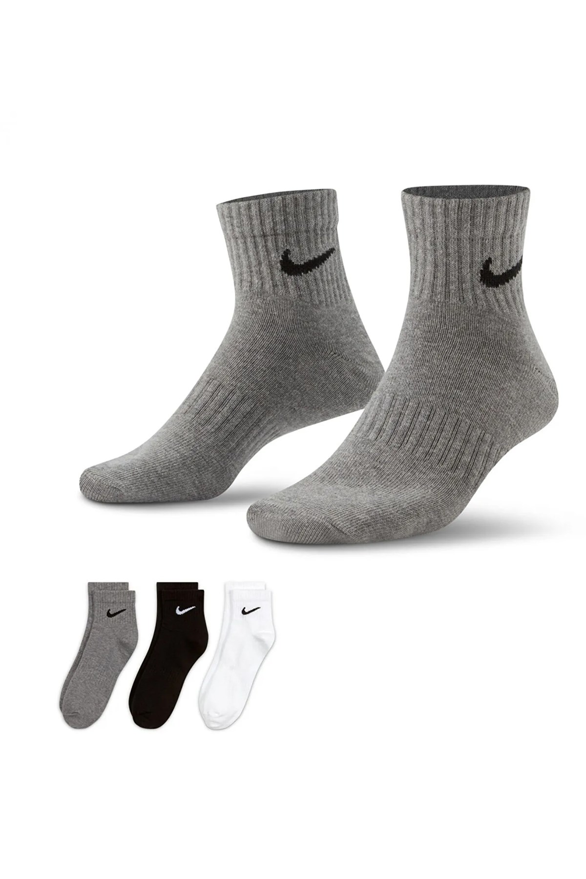 Nike Everyday Lightweight 3 Pack Unisex Çorap Sx7677-964 Beyaz