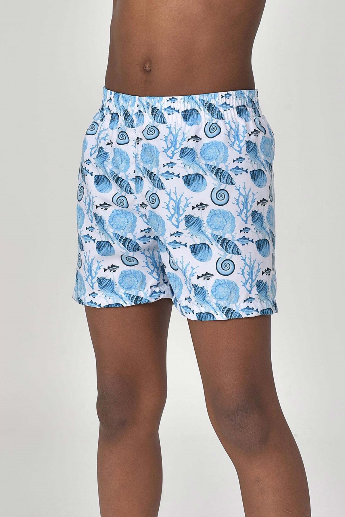 Bilcee Erkek Çocuk Deniz Şortu 8191 Mavi