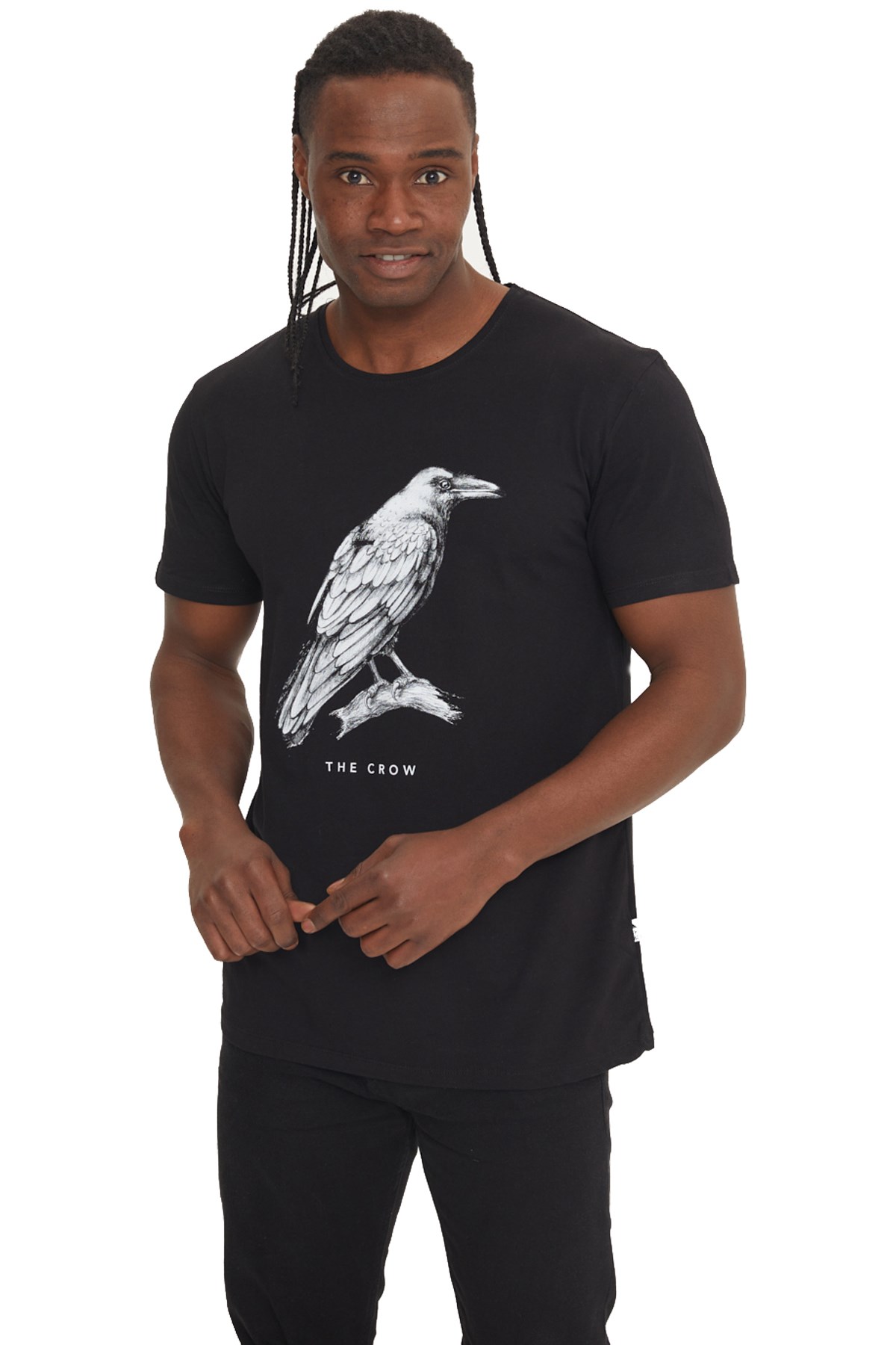 The Crow Erkek Tişört TC5058 Siyah