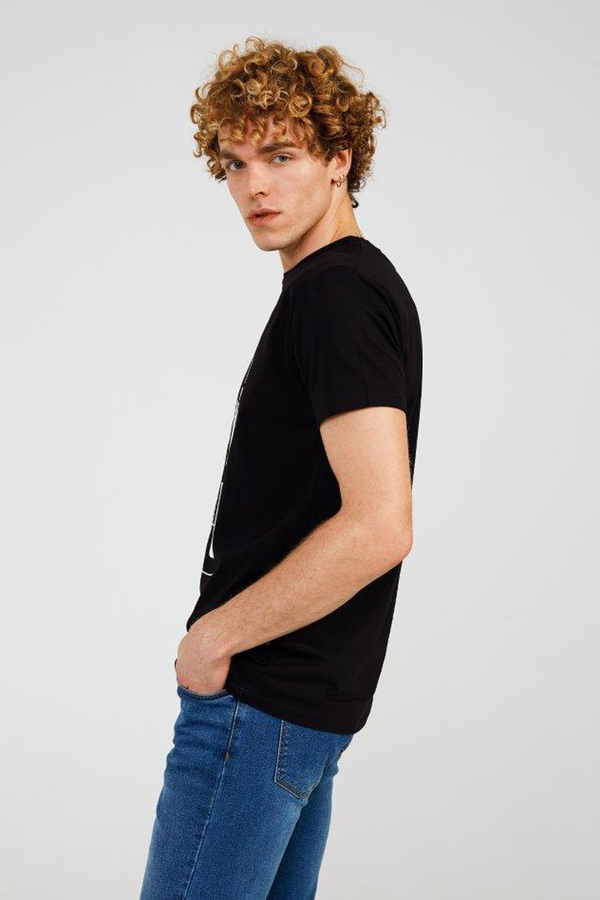 The Crow Loud Erkek Tişört TC7117 Siyah