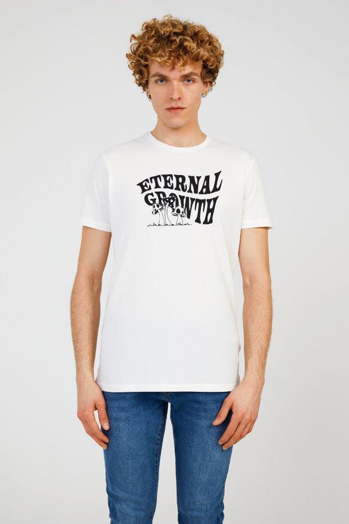 The Crow Eternal Erkek Tişört TC7124 Beyaz