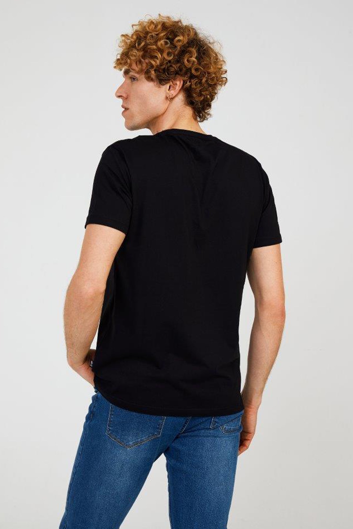 The Crow Logo Erkek Tişört TC7125 Siyah