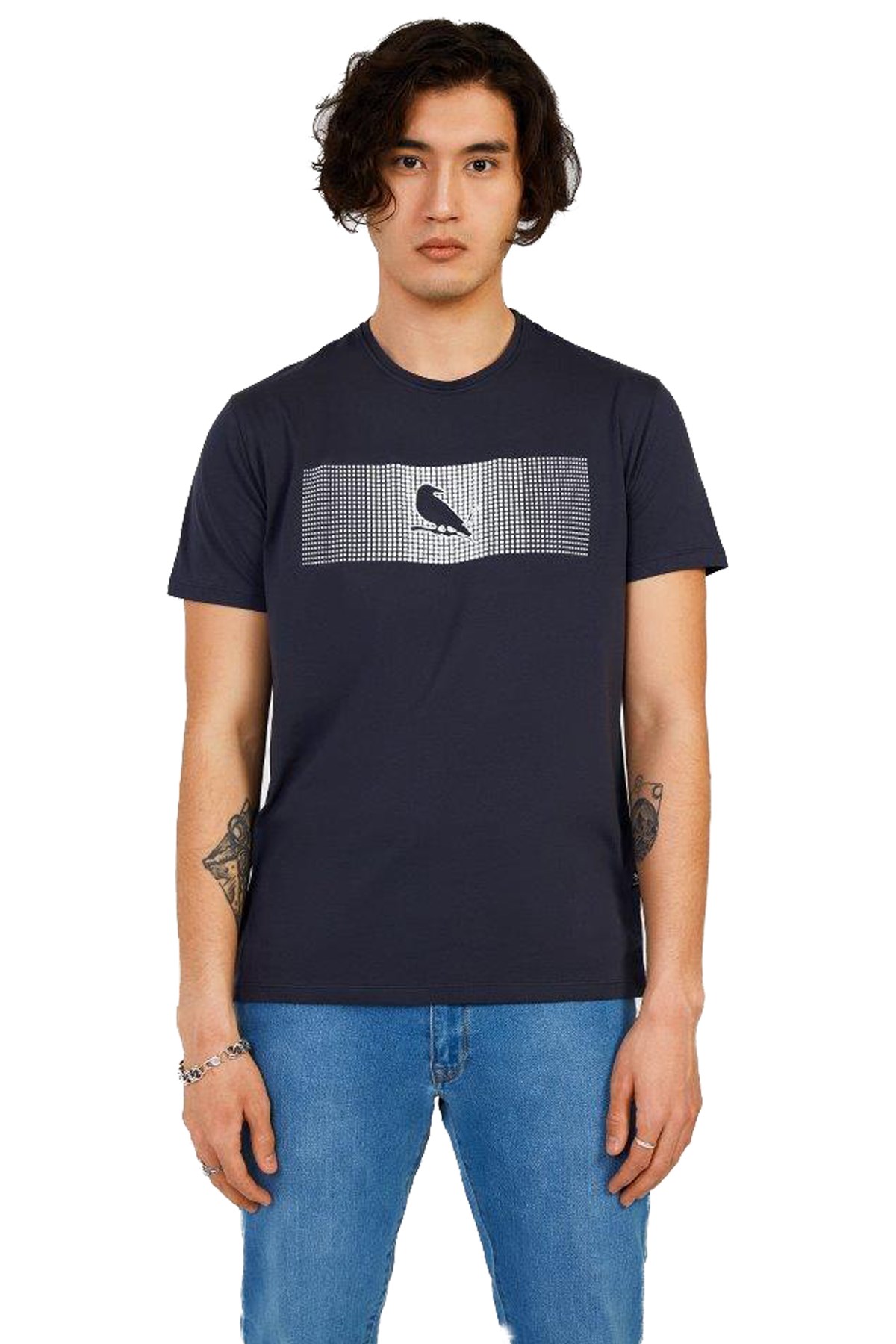 The Crow Enjoy Erkek Tişört TC7126 Antrasit