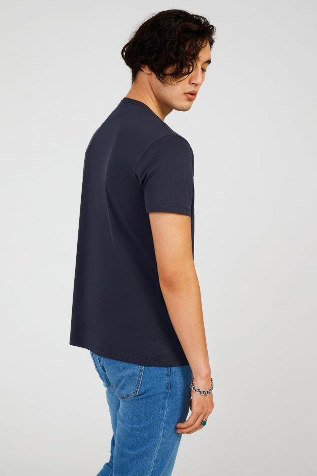 The Crow Enjoy Erkek Tişört TC7126 Antrasit