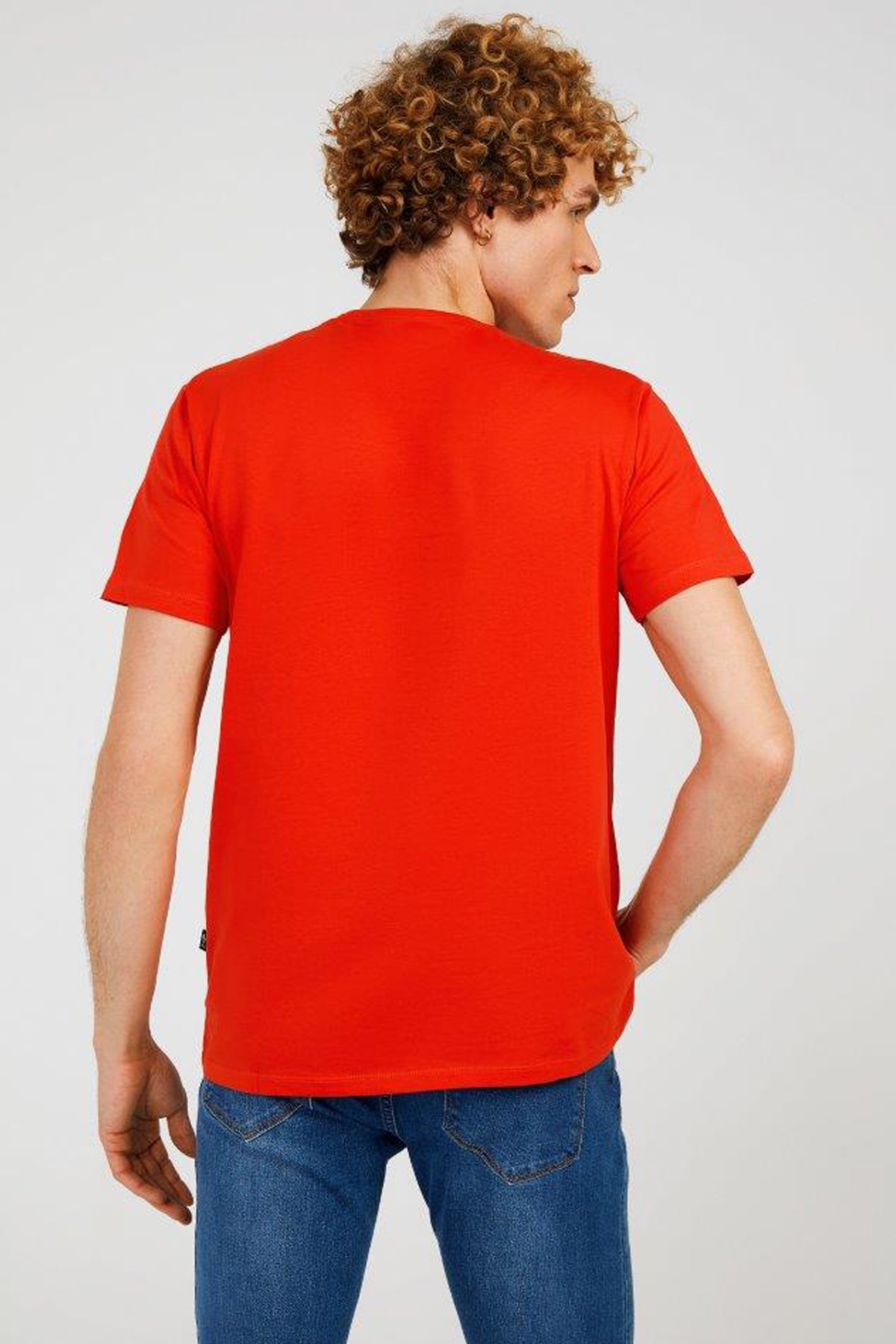 The Crow Enjoy Erkek Tişört TC7126 Kırmızı