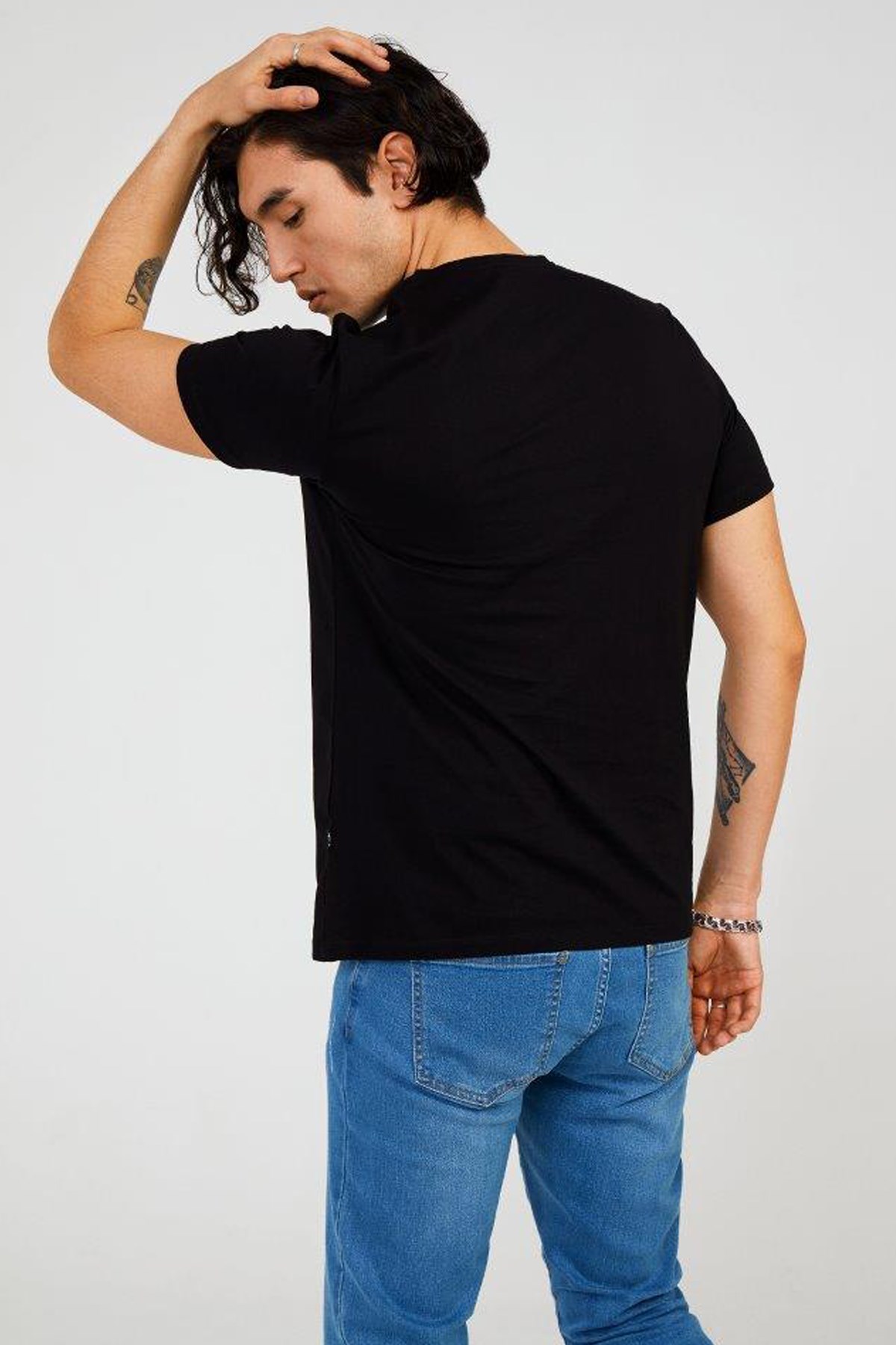 The Crow Enjoy Erkek Tişört TC7126 Siyah