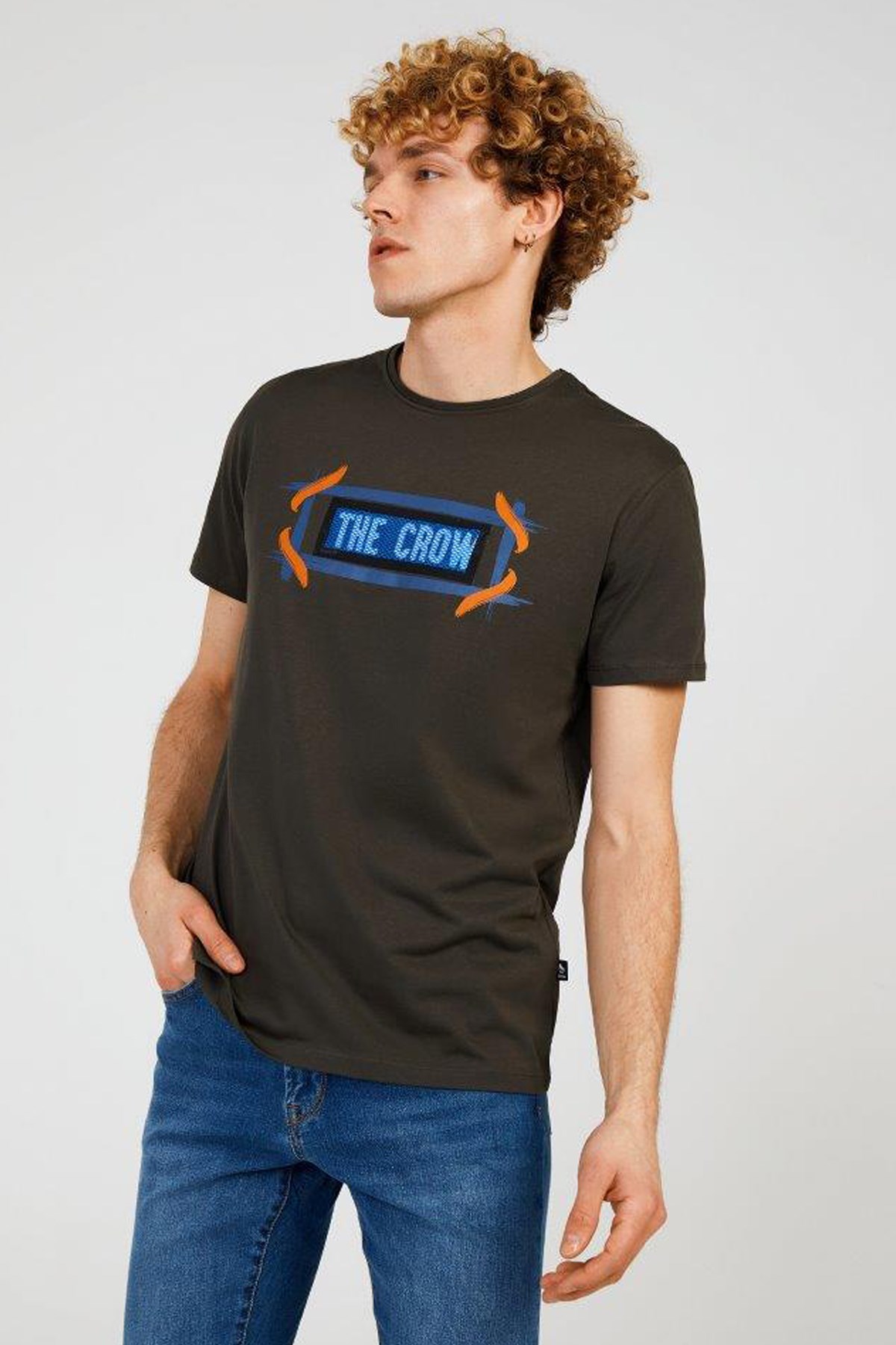 The Crow Frog Erkek Tişört TC7127 Yeşil