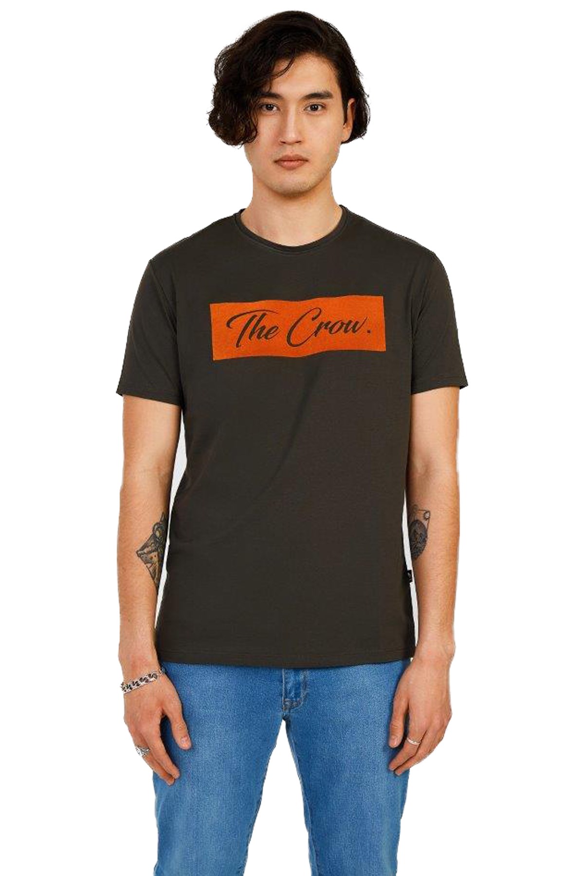The Crow Duck Erkek Tişört TC7128 Yeşil