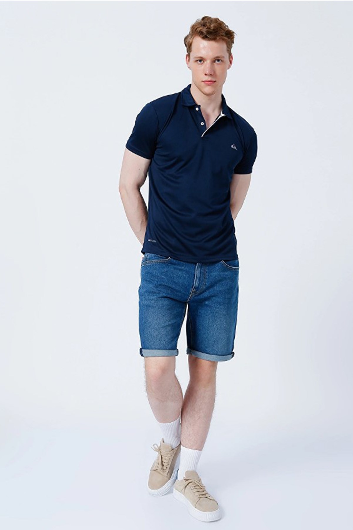 Quiksilver Performans Polo Erkek Tişört TEQYKT07004-BYJ0 Lacivert