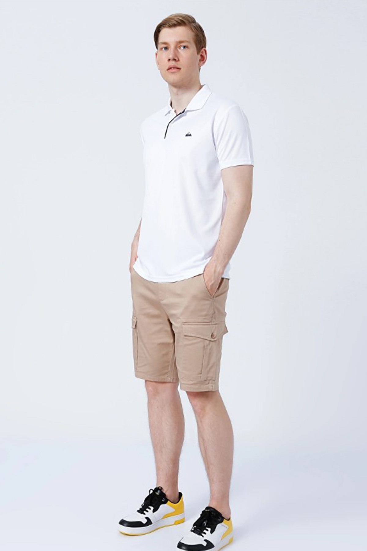 Quiksilver Performans Polo Erkek Tişört TEQYKT07004-WBB0 Beyaz