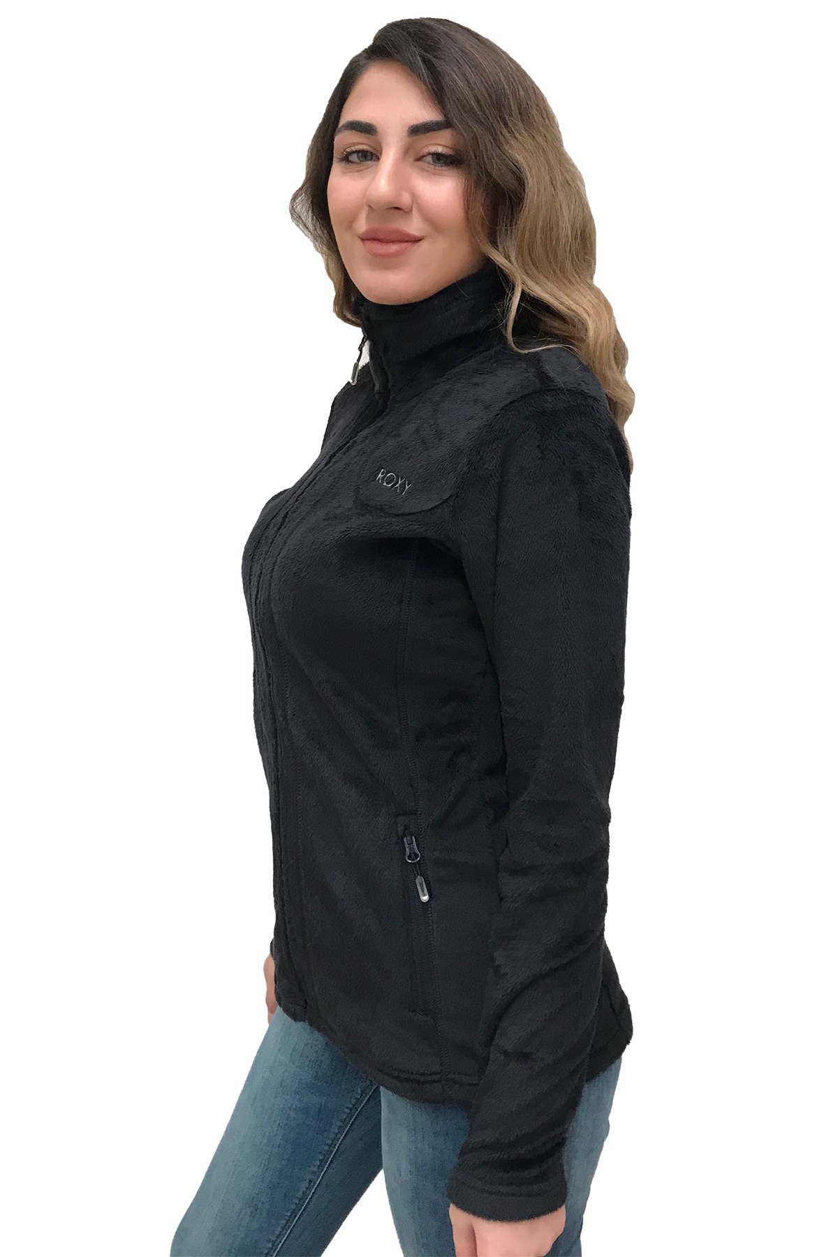 Roxy Fluffy Plr Flc Kadın Polar Mont TERJFT07026-KVJ0 Siyah