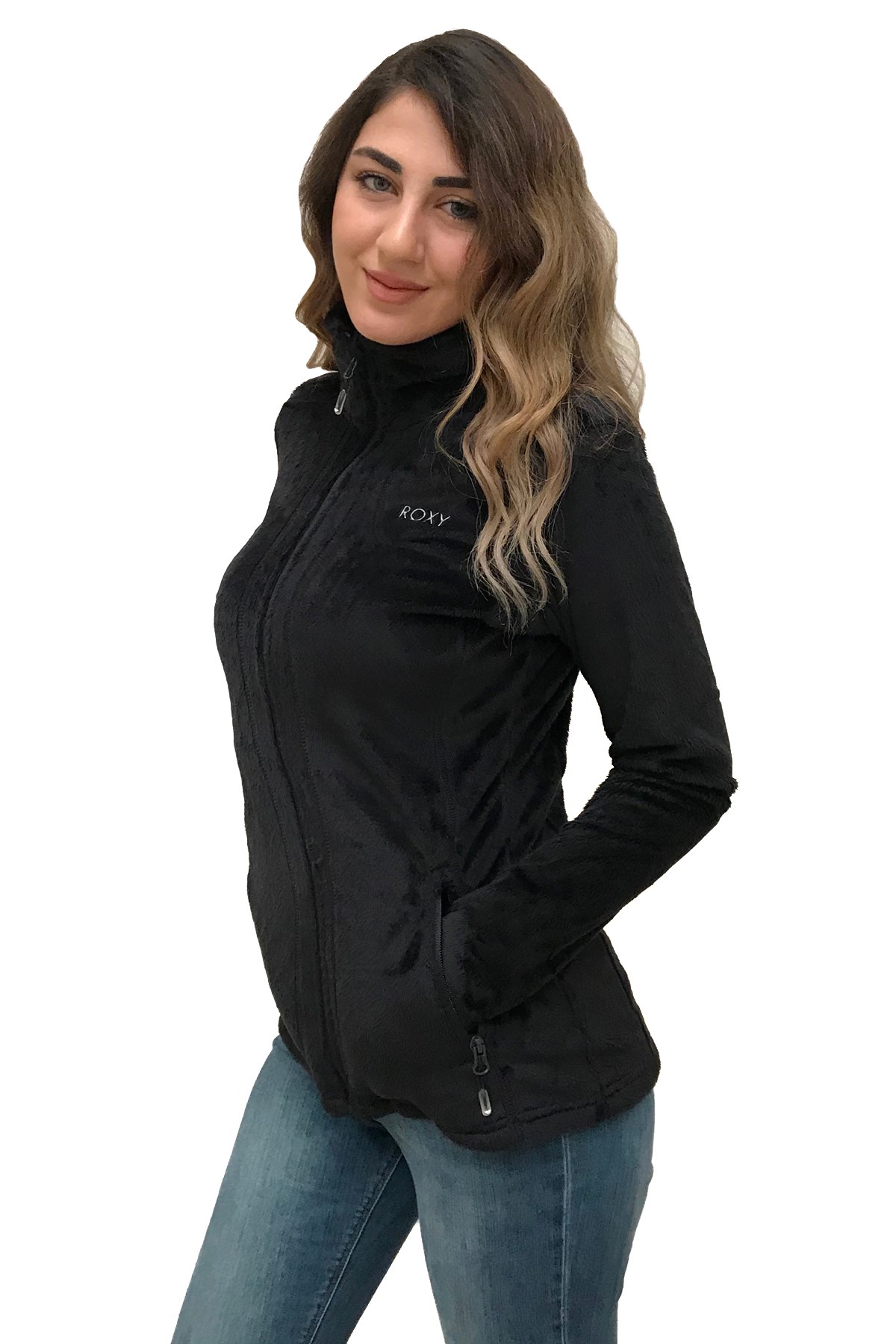 Roxy Fluffy Plr Flc Kadın Polar Mont TERJFT07026-KVJ0 Siyah