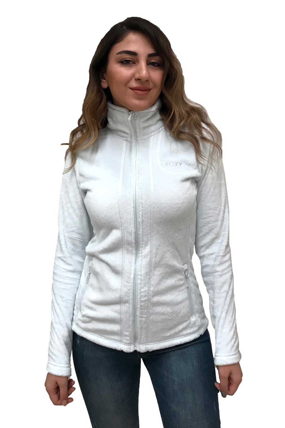 Roxy Fluffy Plr Flc Kadın Polar Mont TERJFT07026-WBB0 Beyaz