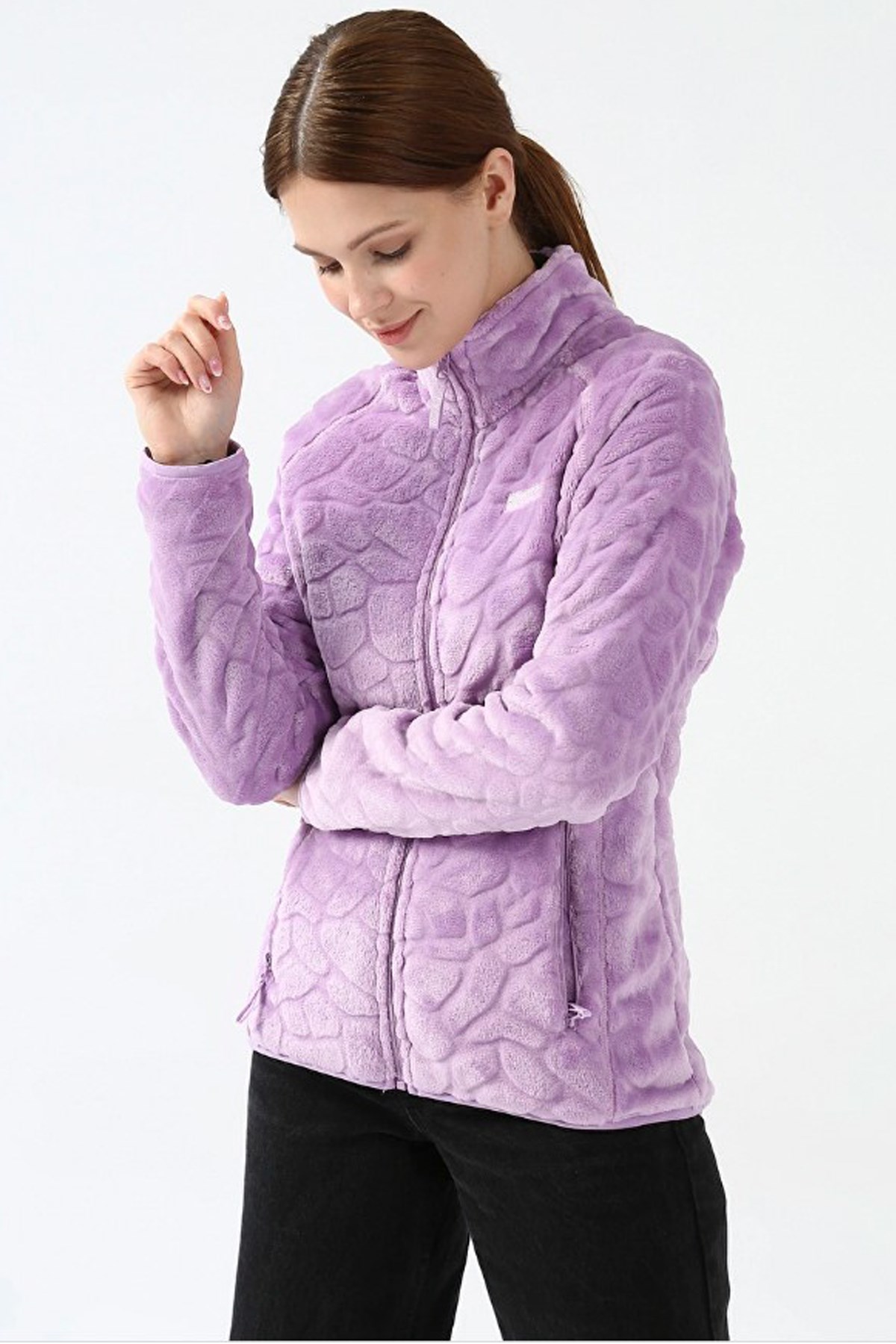 Roxy Touring FZ Kadın Polar Sweatshirt TERJFT07037 Mor