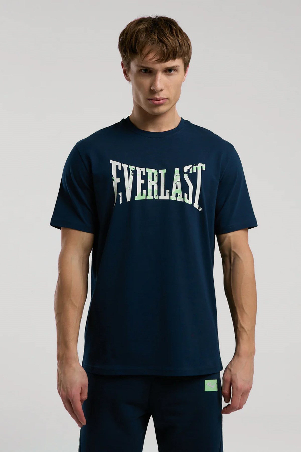 Everlast Boxing Club Logo Erkek Tişört Lacivert