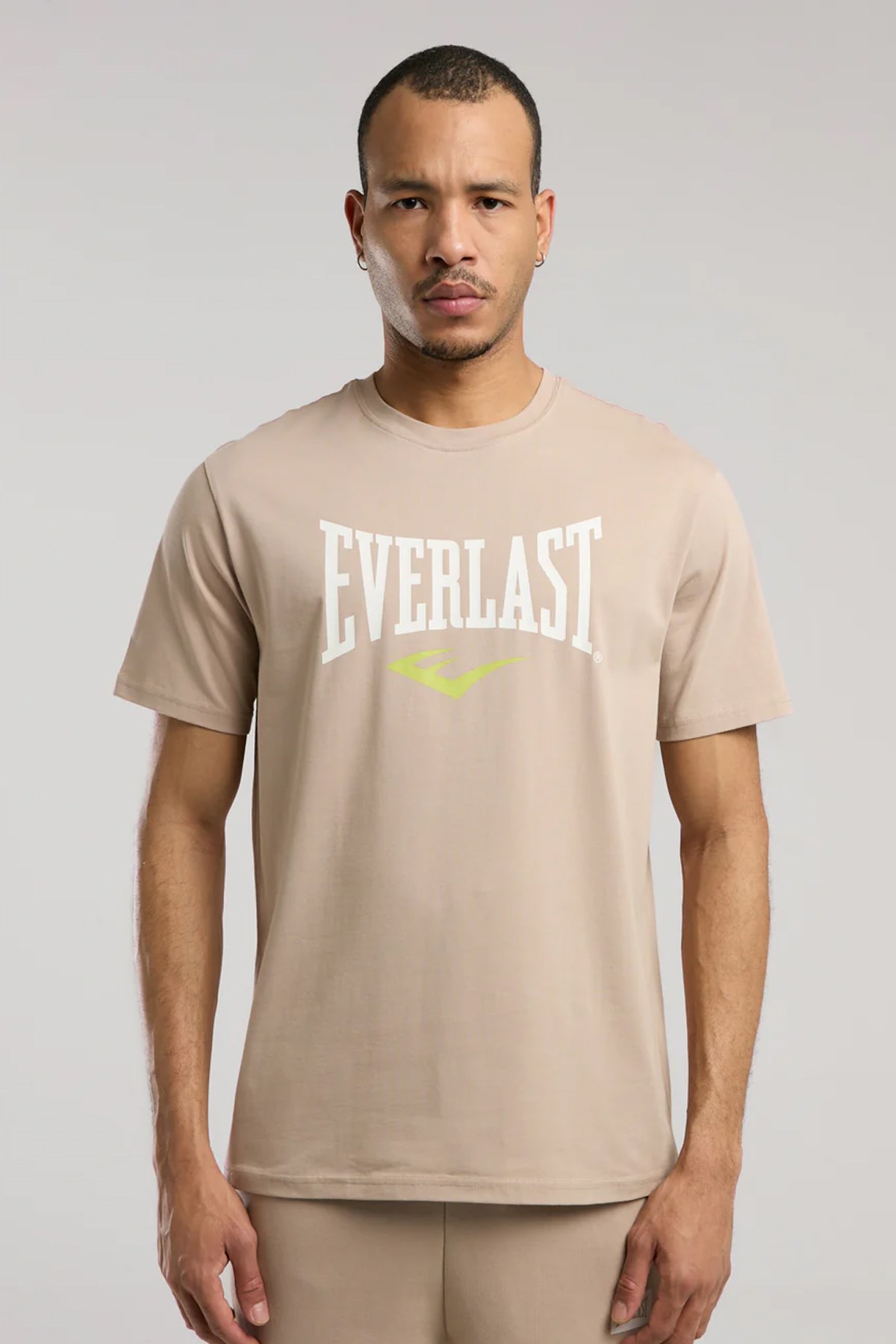 Everlast Boxing Club Erkek Tişört Bej