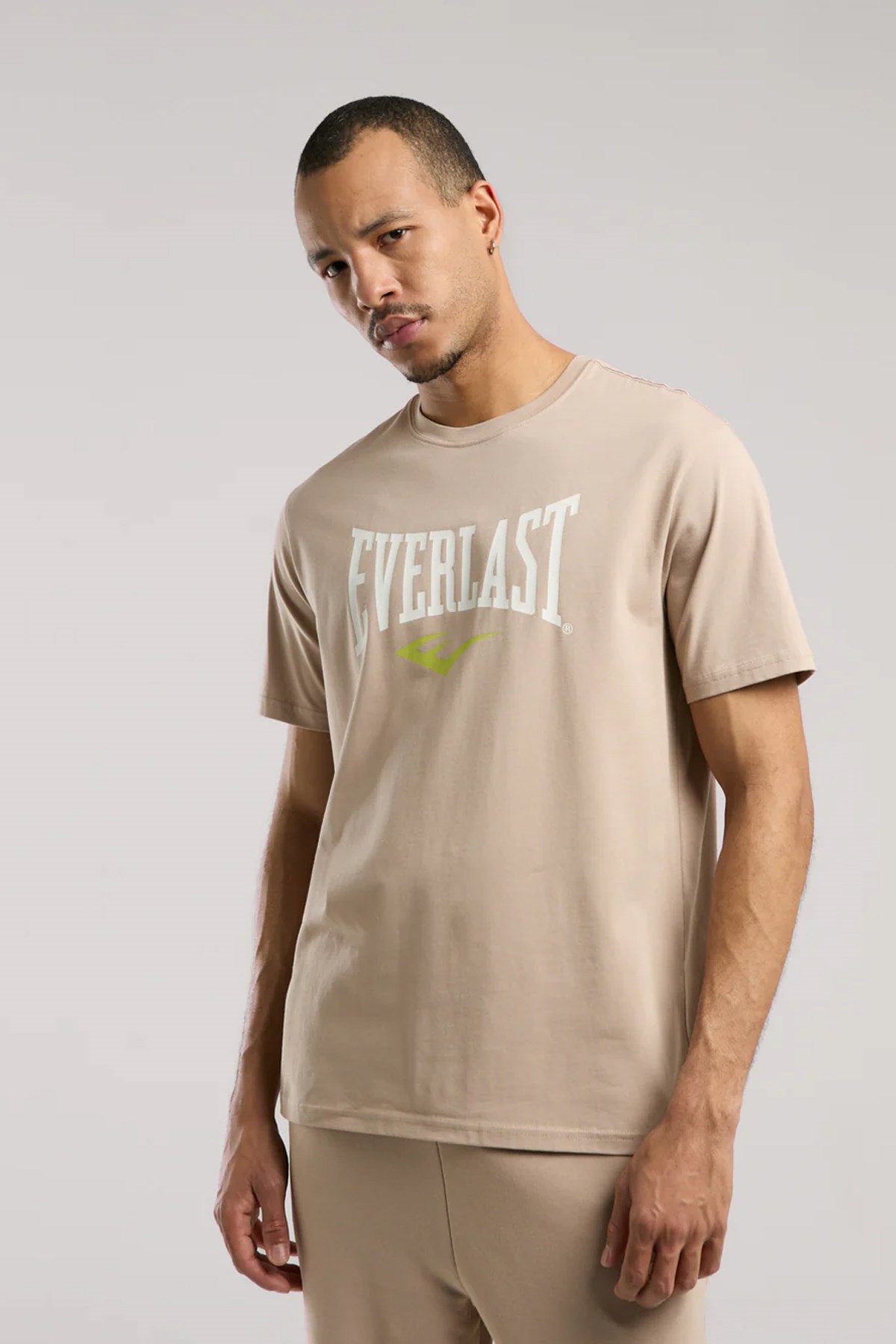 Everlast Boxing Club Erkek Tişört Bej