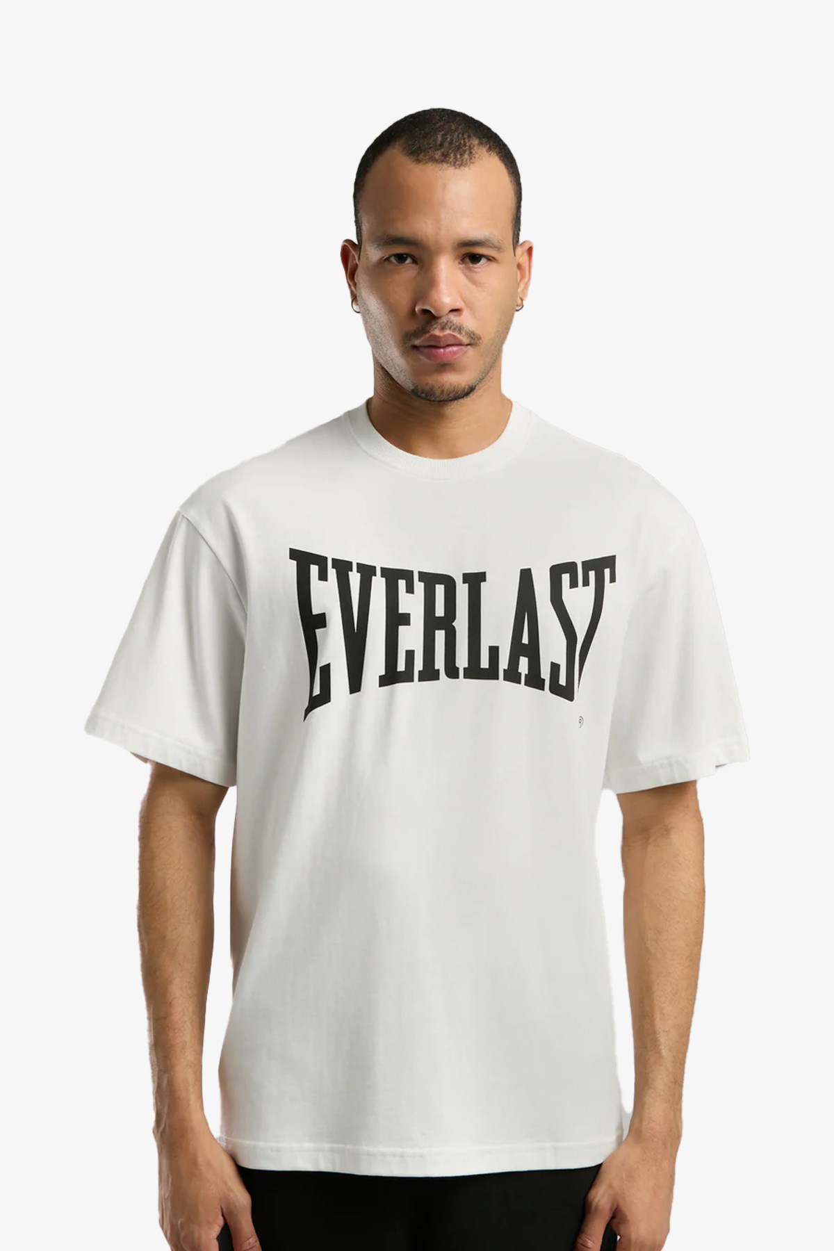 Ever Classics Comfort Logo Erkek Tişört Beyaz