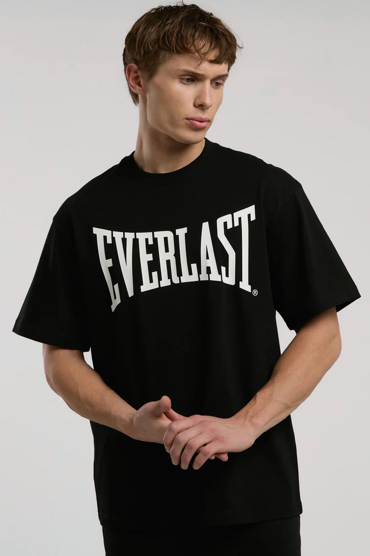 Ever Classics Comfort Logo Erkek Tişört Siyah
