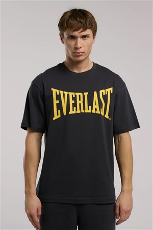 Ever Classics Comfort Logo Erkek Tişört Antrasit