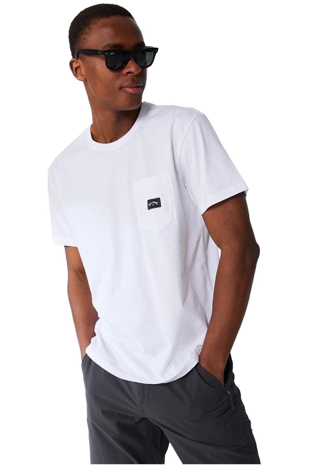 Billabong Stacked Erkek Tişört U1SS98 Beyaz