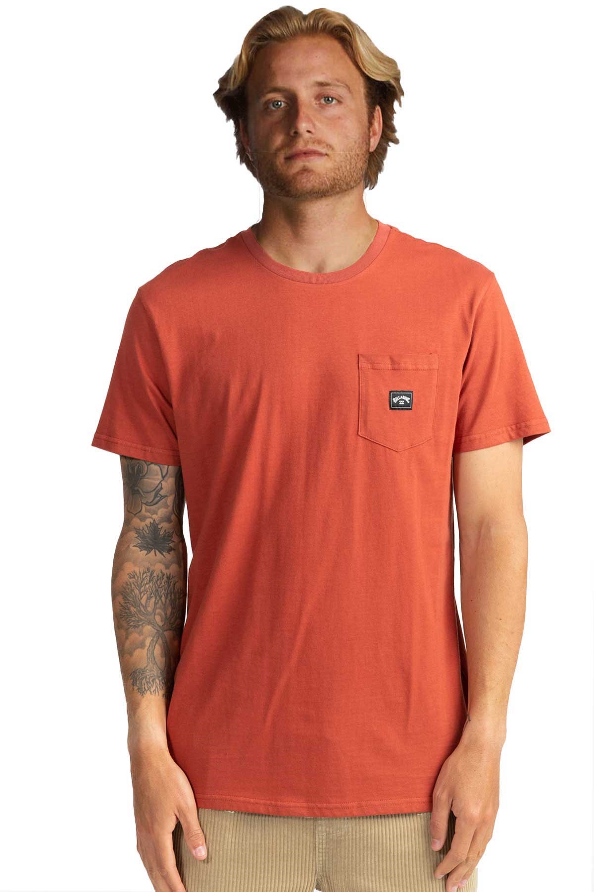 Billabong Stacked Erkek Tişört U1SS98 Kırmızı