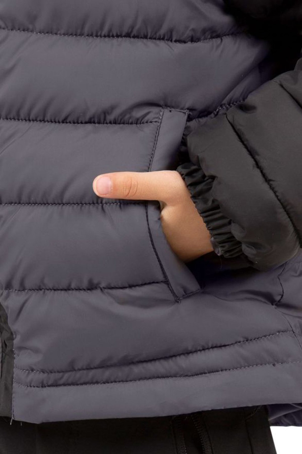 Trespass Oskar Padded Çocuk Mont UCJKCAN20002-BLK Siyah