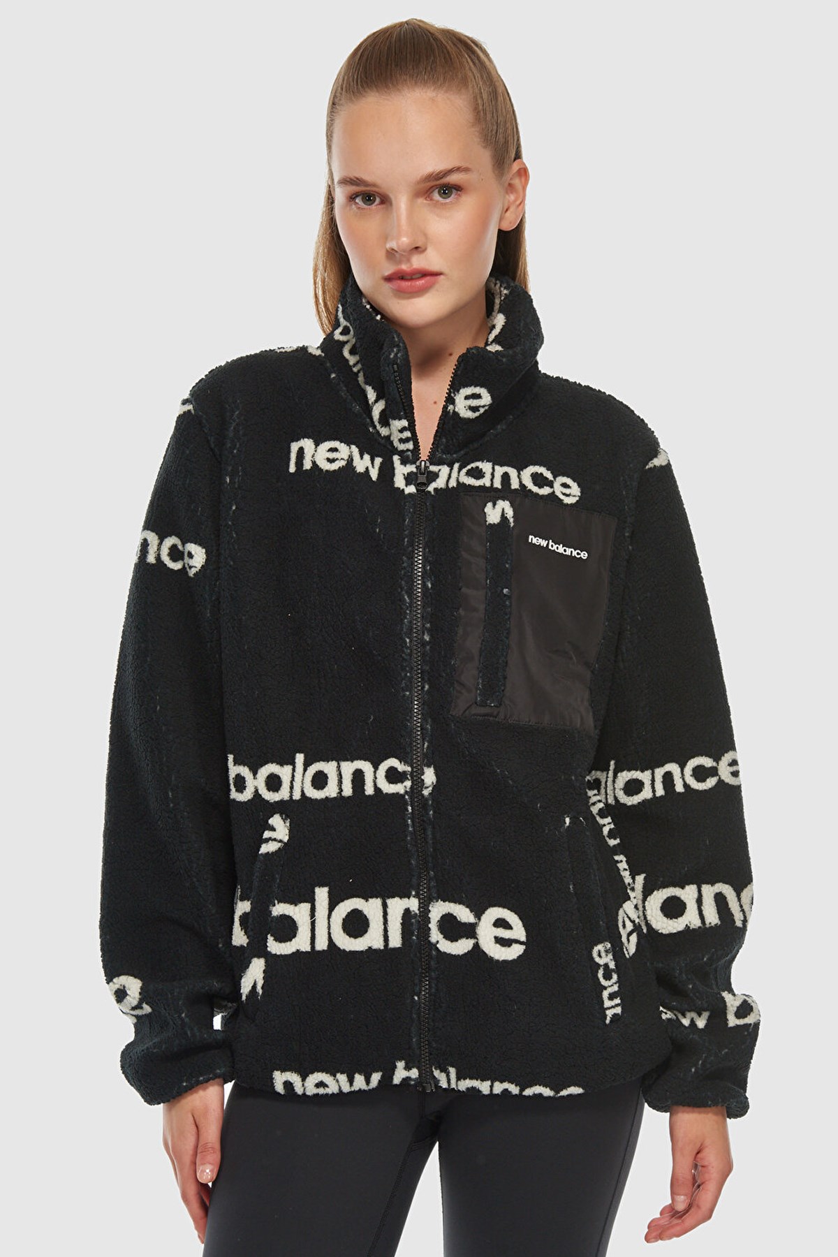 New Balance Unisex Sweatshirt UNC3358-BK Siyah