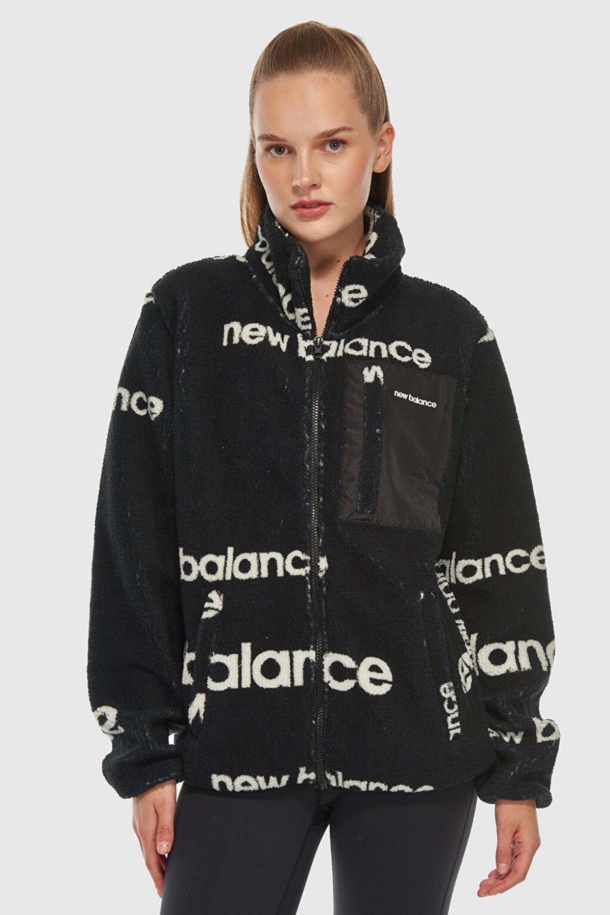 New Balance Unisex Sweatshirt UNC3358-BK Siyah