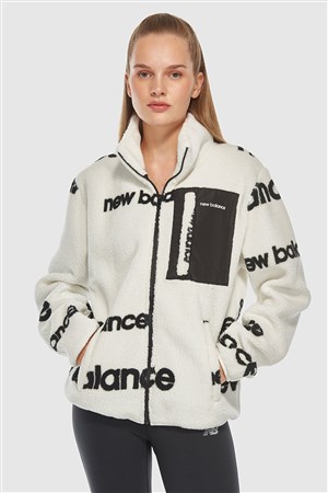 New Balance Kadın Sweatshirt UNC3358-WT