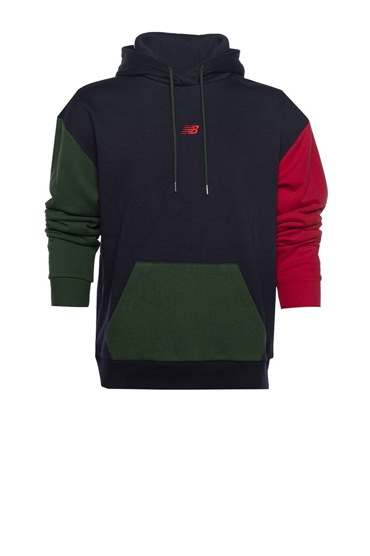 New Balance Lifestyle Unisex Kapüşonlu Sweatshirt UNH3205-MLT Siyah
