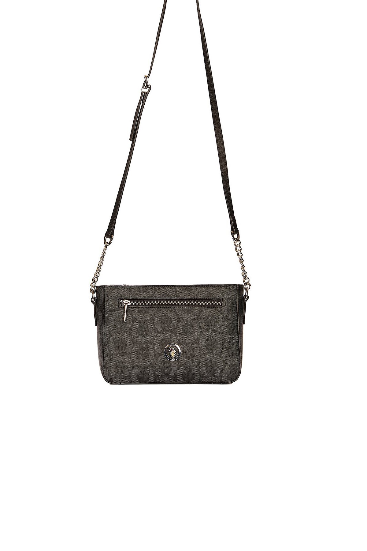 U.S. Polo Assn. Kadın Çapraz Çanta US22535 Gri