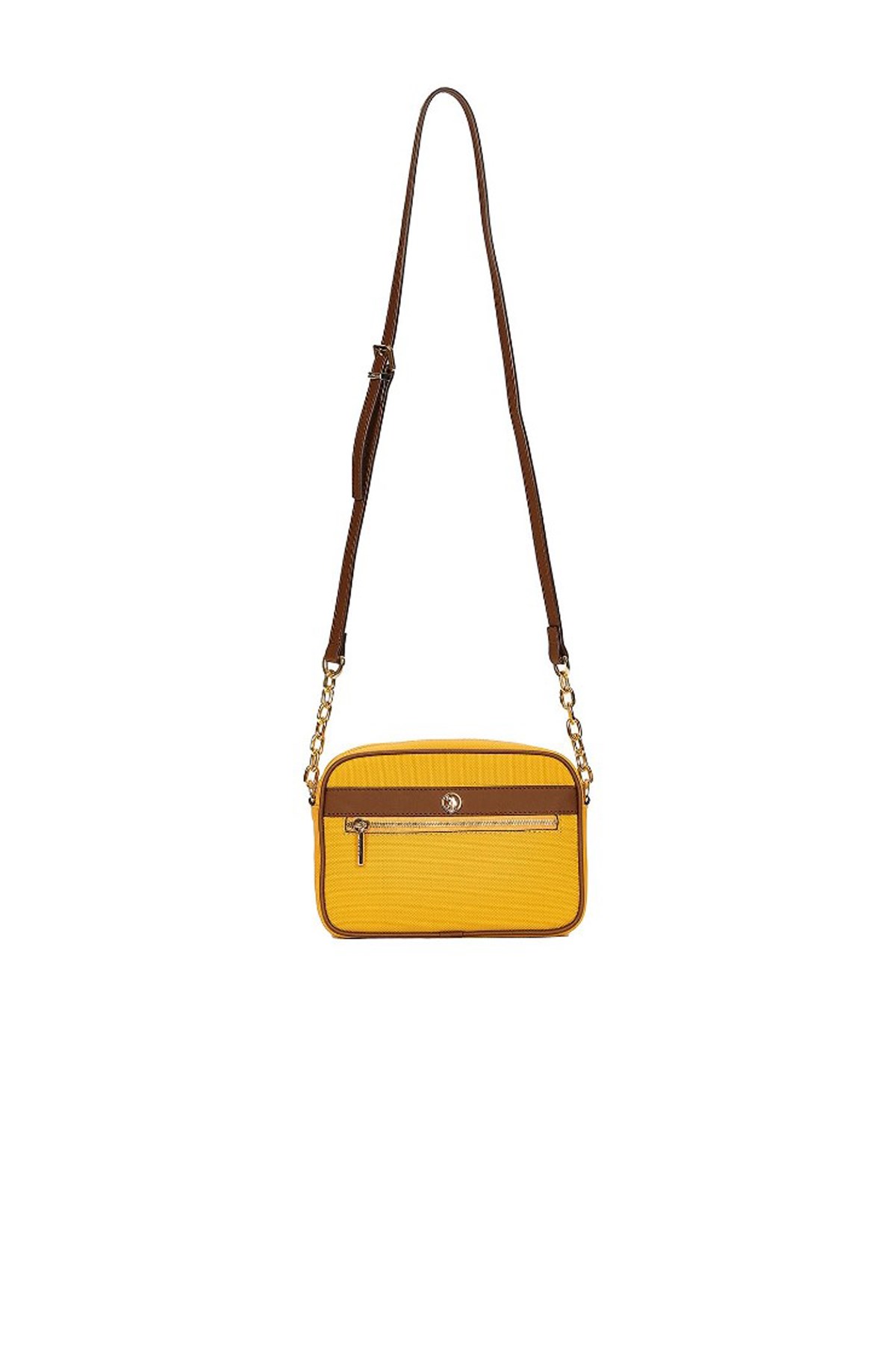 U.S. Polo Assn. Kadın Çapraz Çanta US22571 Turuncu