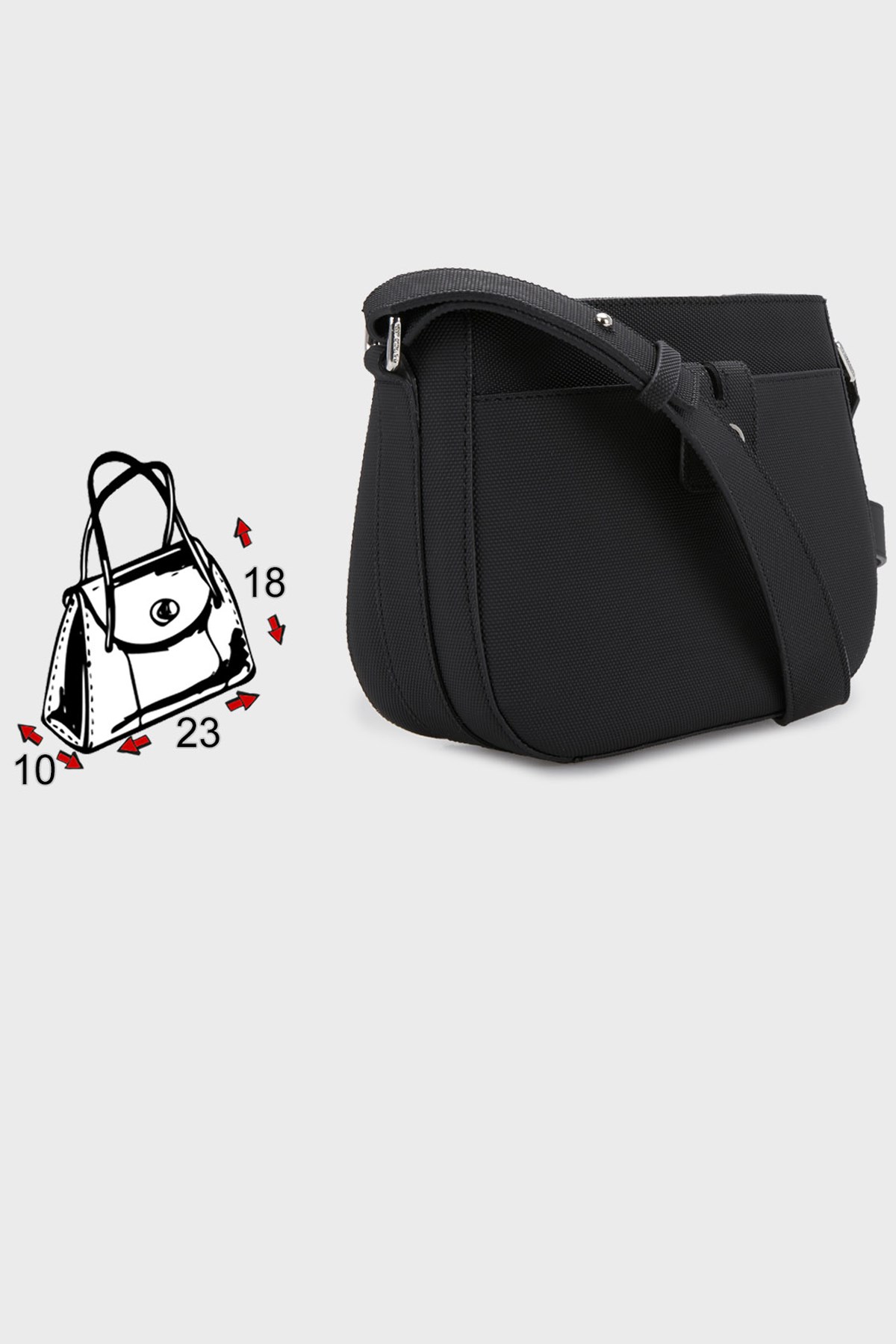 U.S. Polo Assn. Kadın Çapraz Çanta US22578 Siyah
