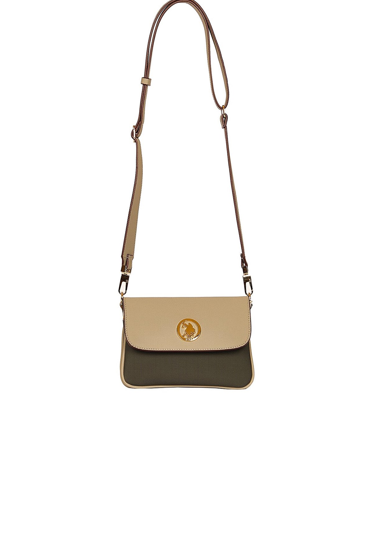 U.S. Polo Assn. Kadın Çapraz Çanta US22579 Haki