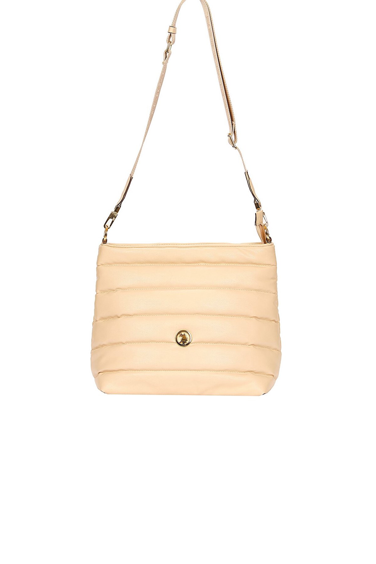 U.S. Polo Assn. Kadın Omuz Çanta US22675 Bej