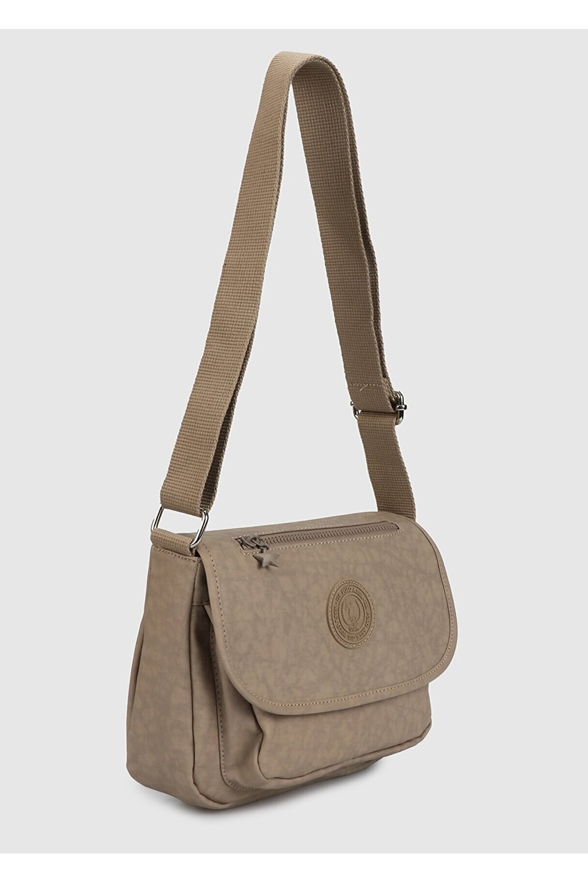 U.S. Polo Assn. Kadın Çapraz Çanta US22742 Bej