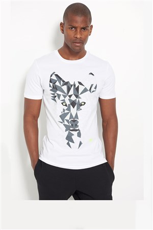 New Balance Wolf Tee Erkek Tişört V-MTT902-WT