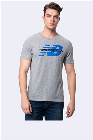 New Balance Font Logo Tee Erkek Tişört V-MTT910-AG