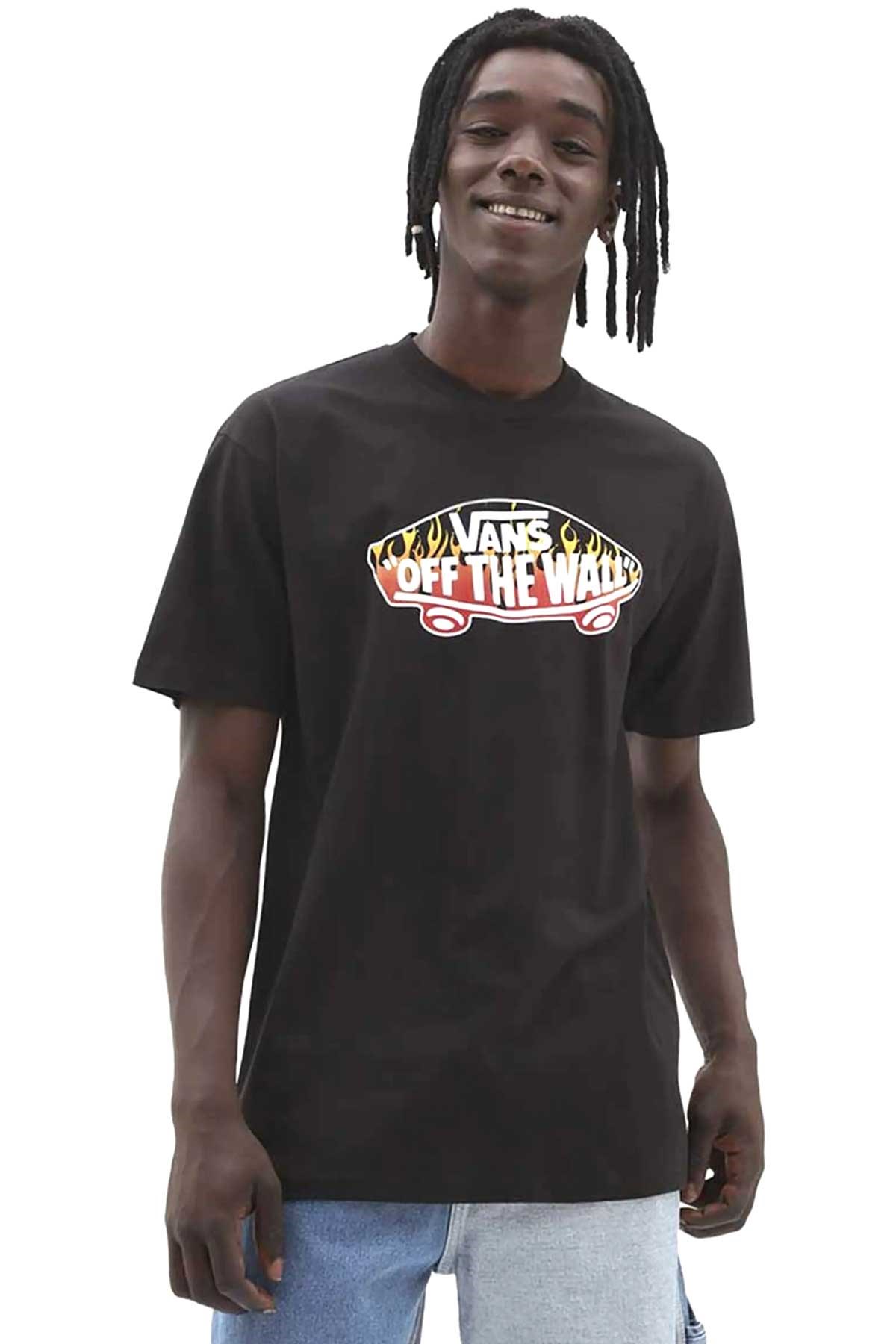 Vans inflamed Erkek Tişört VN0005H2BLK1 Siyah