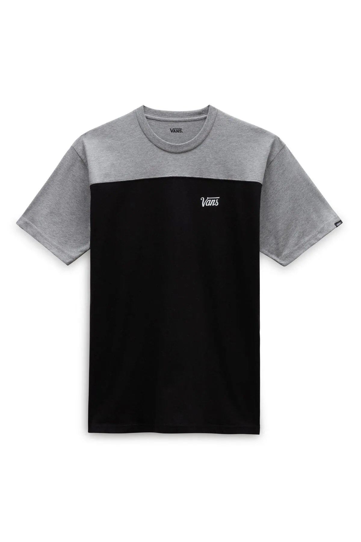 Vans Script Crew Block S/S-B Erkek Tişört VN0007G56XT1 Siyah