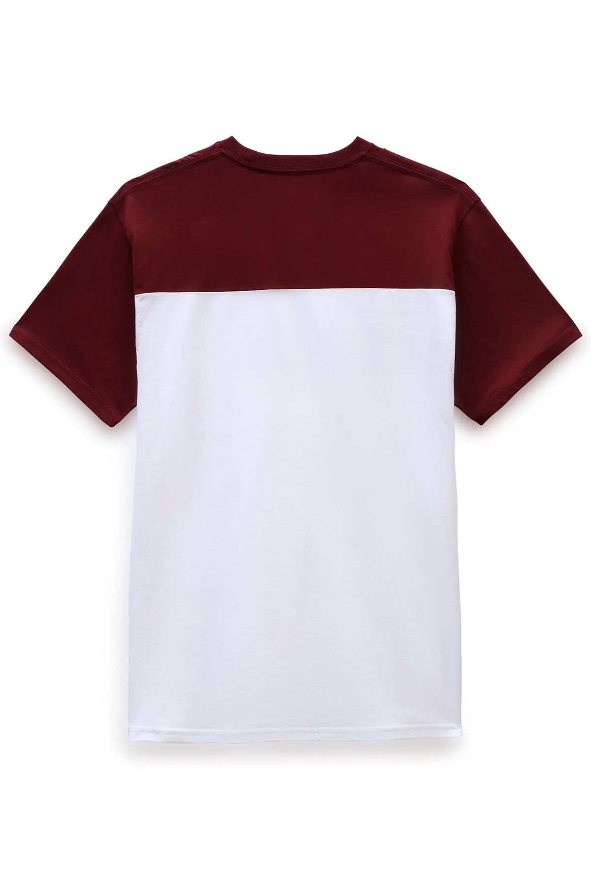 Vans Script Crew Block S/S-B Erkek Tişört VN0007G5KJN1 Beyaz