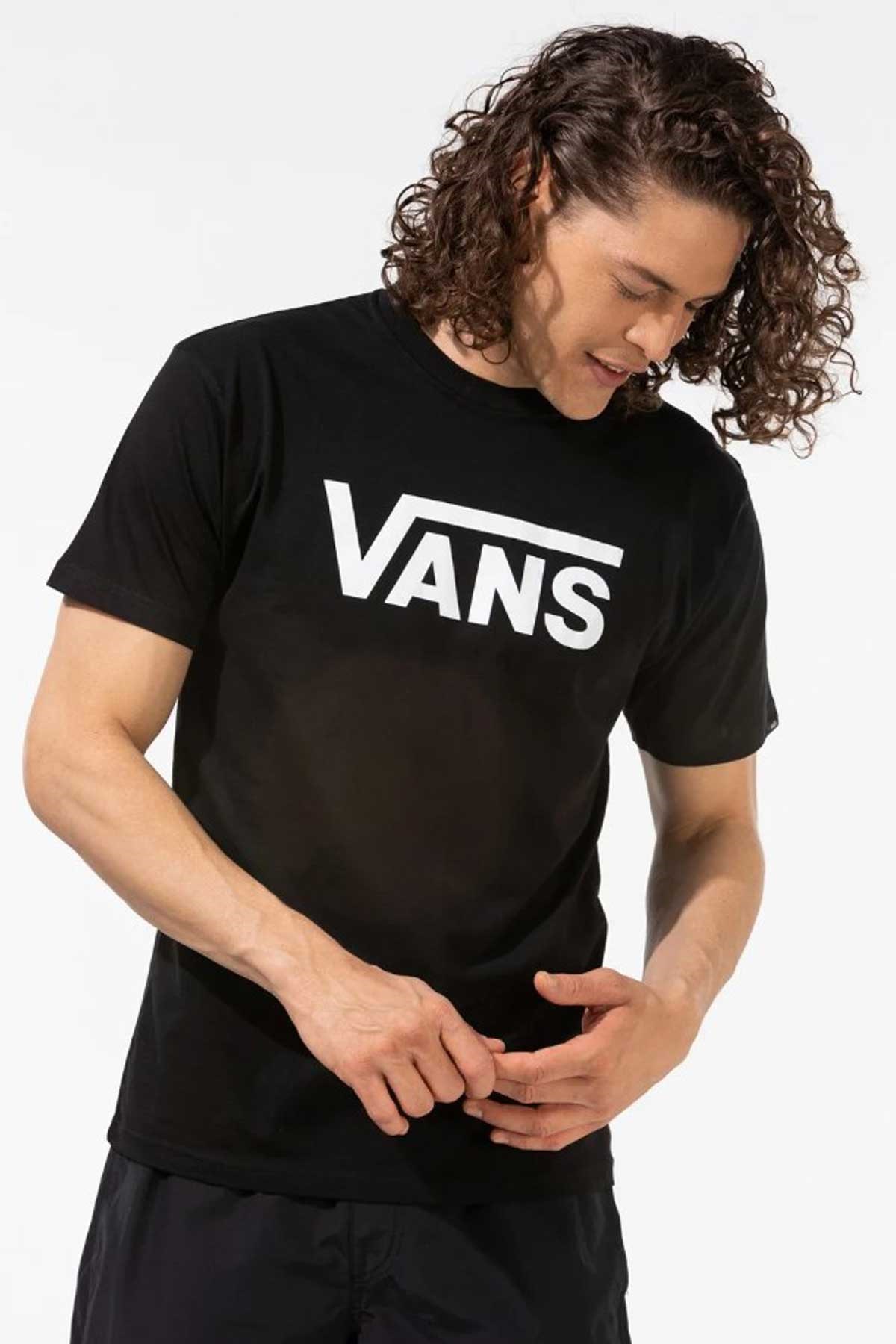 Vans Gradient V-B Erkek Tişört VN000AF3BLK1 Siyah
