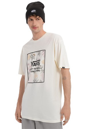 Vans Box Garden-B Erkek Tişört VN000AF63KS1 Beyaz