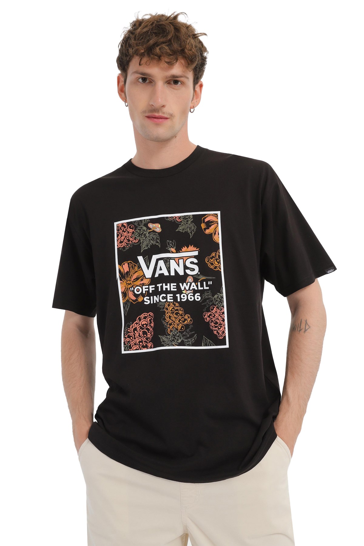 Vans Box Garden-B Erkek Tişört VN000AF6BLK1 Siyah