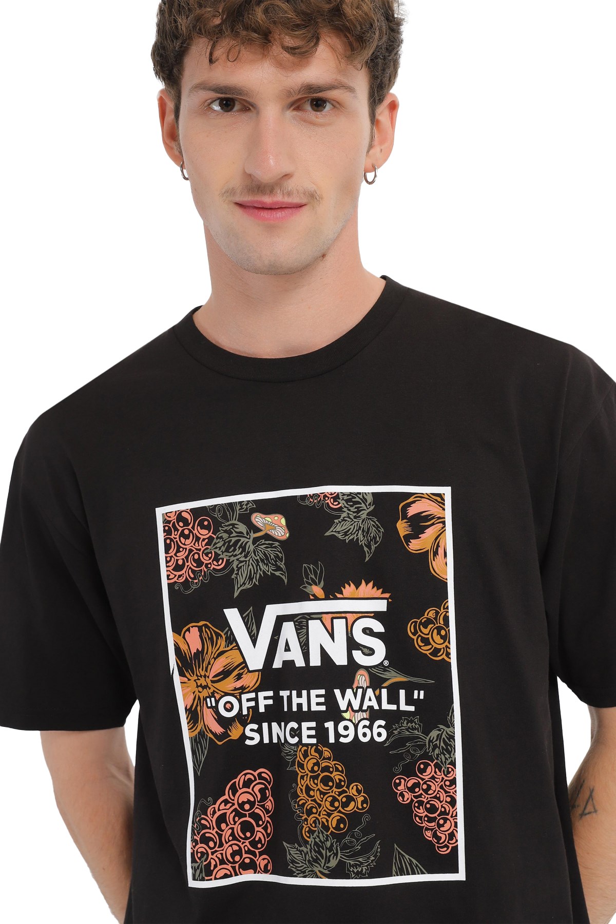 Vans Box Garden-B Erkek Tişört VN000AF6BLK1 Siyah