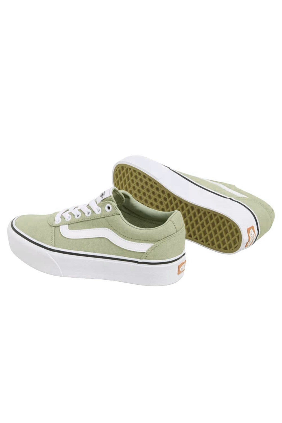 Vans Ward Platform Kadın Spor Ayakkabı VN000CV1D3Z1 Yeşil