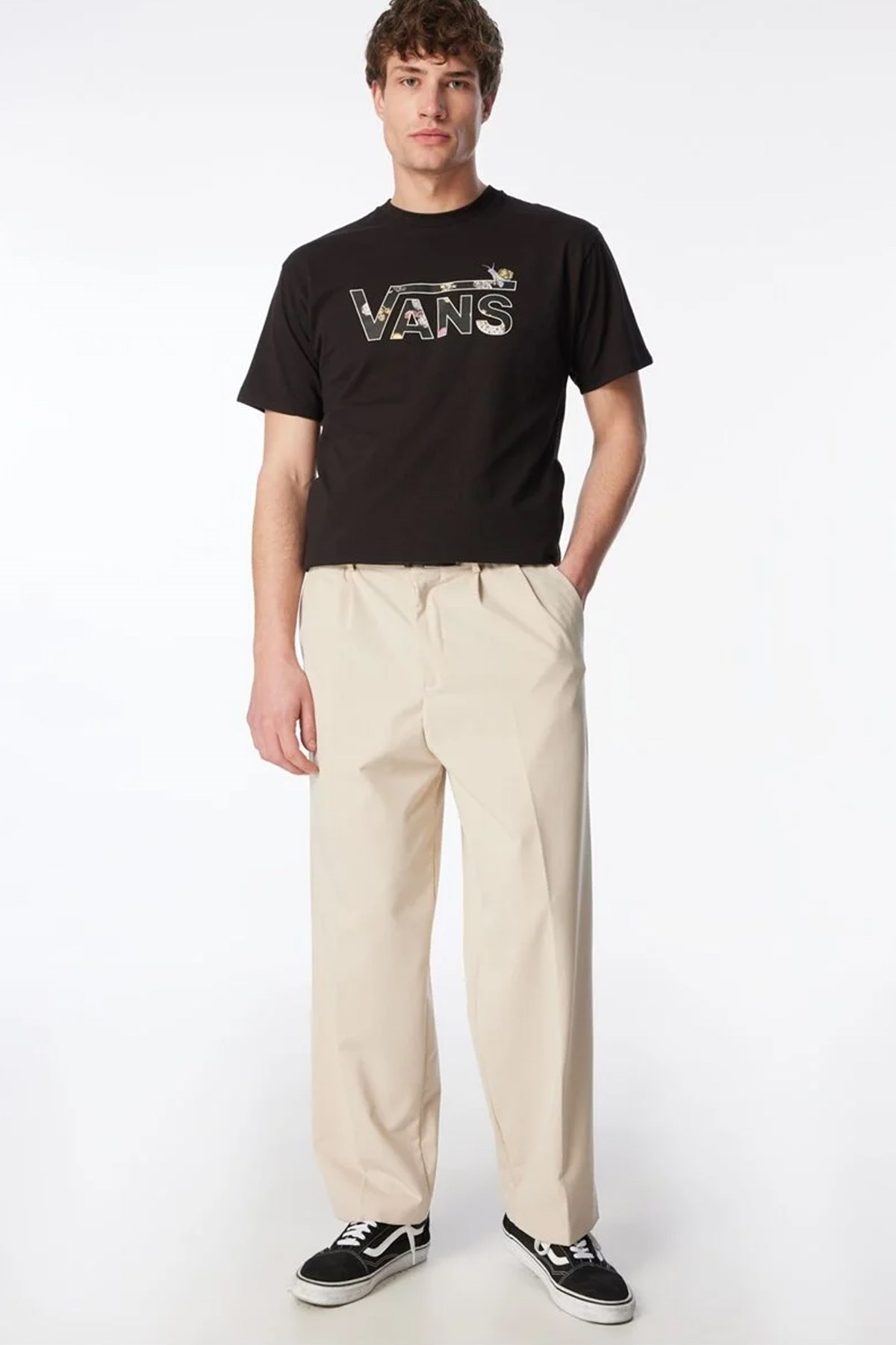 Vans Snail Trail Erkek Tişört VN000FJEBLK1 Siyah