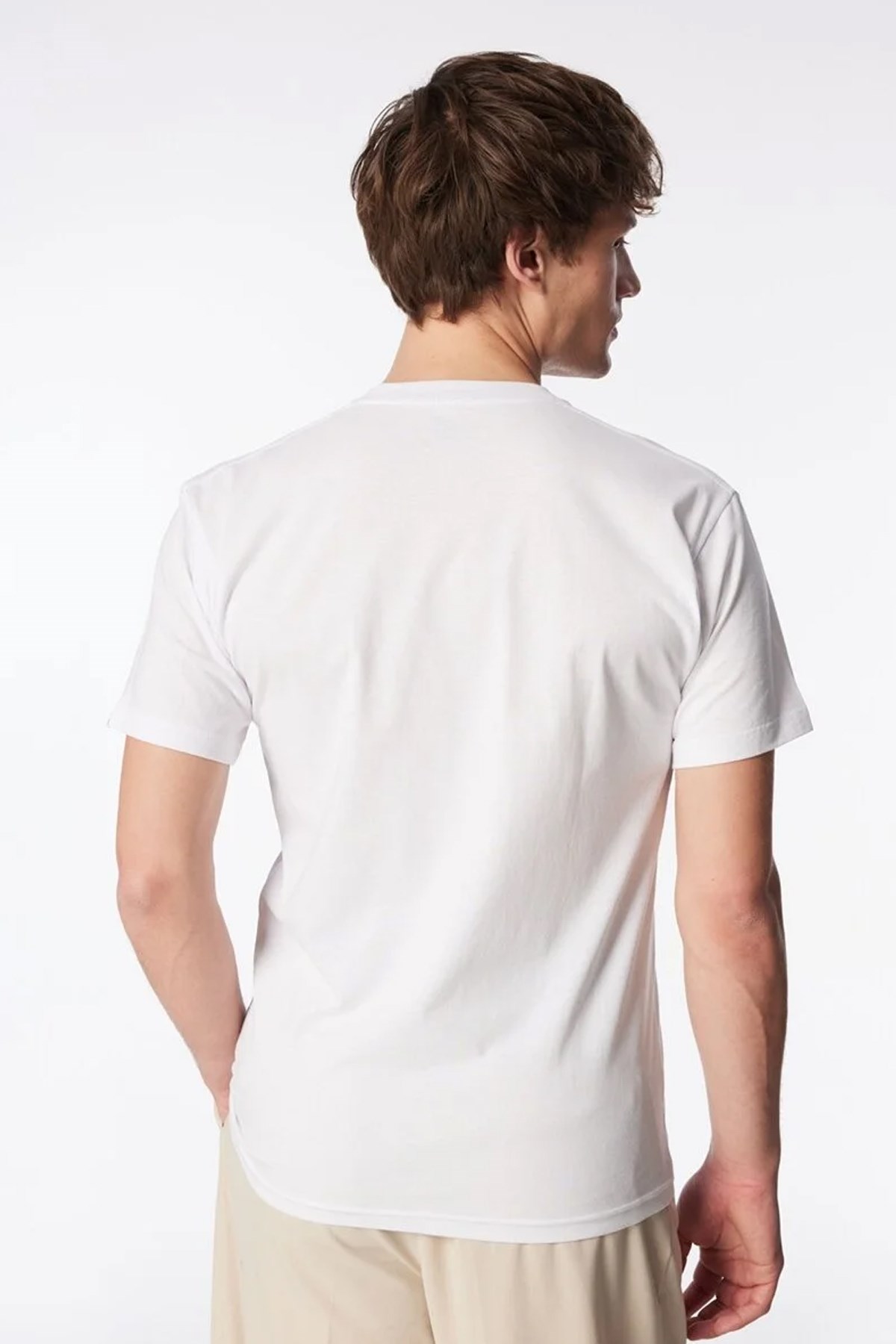 Vans Snail Trail Erkek Tişört VN000FJEWHT1 Beyaz