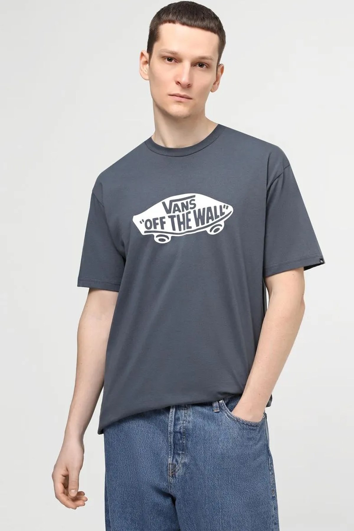 Vans Wall Board Erkek Tişört VN000FSBIND1 Mavi
